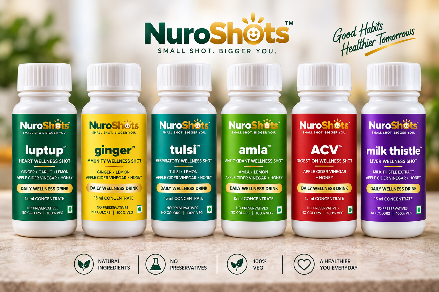 NuroShots product lineup